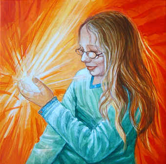 "Julia", 40x40cm, 2009