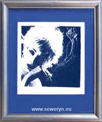 Nostalgia, litografia, 10x10cm, 2000 - Magorzata Seweryn